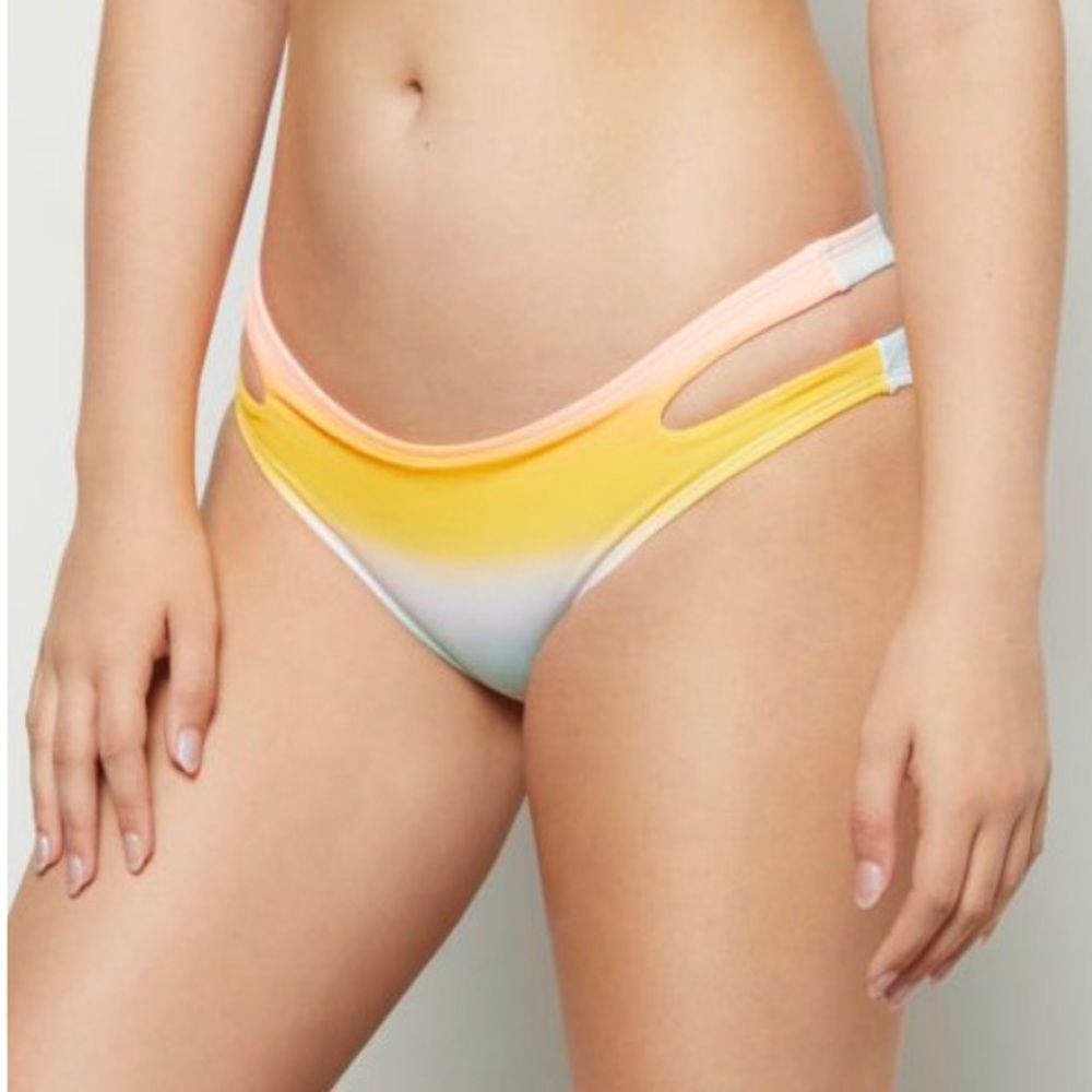 Rue21 Sunny Pastel Double Strap Bikini Bottoms NWT